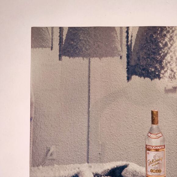 Stolichnaya Vodka "Pool's Closed" Vintage Print Ad‎ 2004 Maxim 8.5" x 11" - Picture 2 of 5